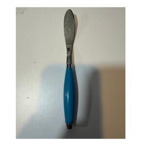 Fiestaware Stainless Steel TEAL blue CHEESE SPREADER CHARCUTERIE board